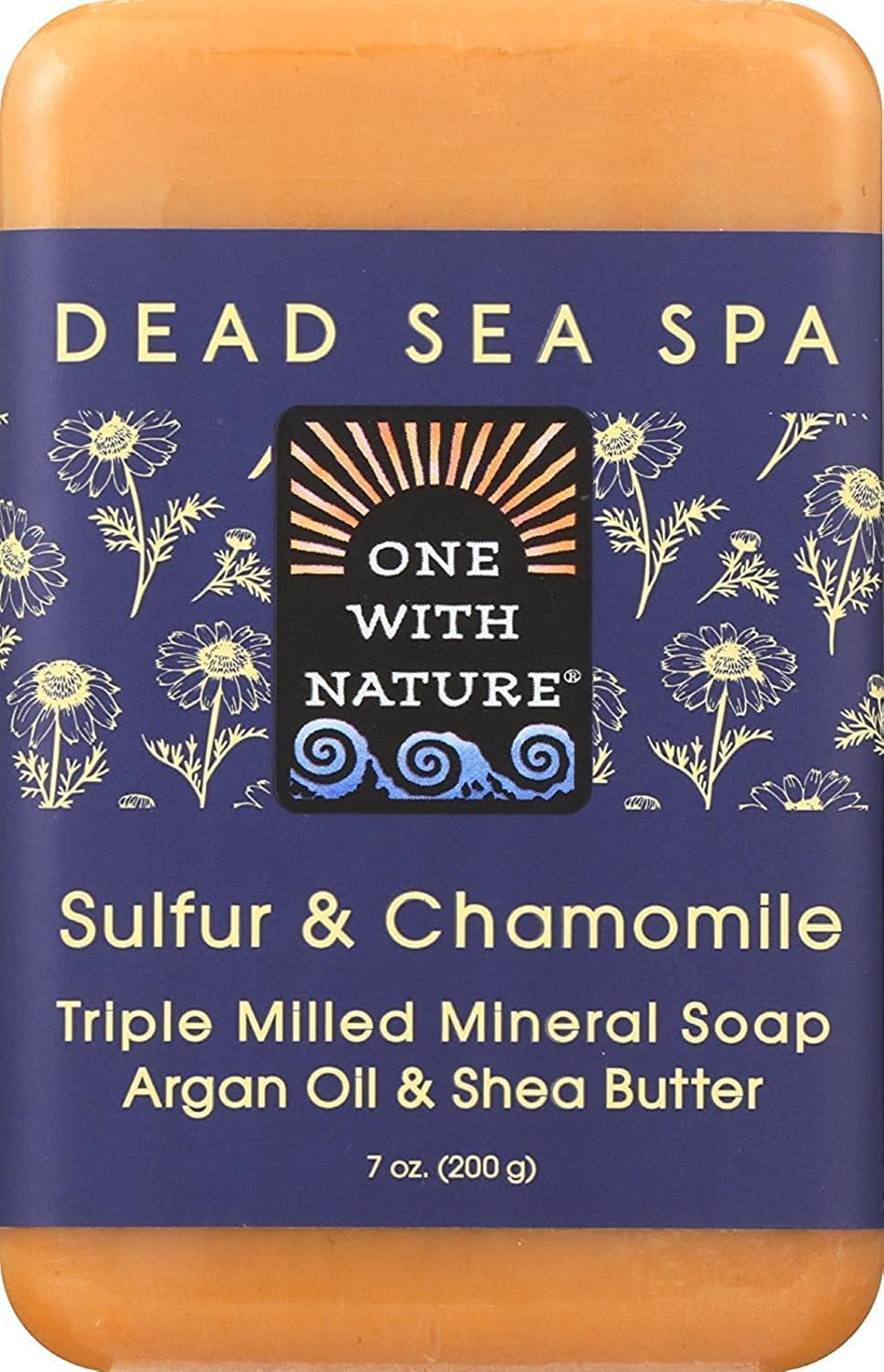 One With Nature Bar Soap, Chamomile and Sulfur, 7 Ounce