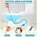 35.5 Inch Drain Clog Remover Tool (1pc), 30 Inch Sink Snake Drain Tool (5 pcs) & 59 Inch Tube Drain Brush (3 pcs), Effective Hair Drain Clog Remover for Toilet, Kitchen Sink, Bathroom, Shower, Sewer