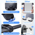 7d24hcare Car Phone Holder Phone Holders for Your Car Windshield Dashboard Air Vent Universal Hands Free Car Mount Phone Holder with Suction Cup Base and Telescopic Arm for Smartphone