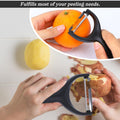 Y Peelers for Kitchen, Stainless Steel Potato Peelers, 2 in 1 Y Vegetable Peeler for Veggie and Fruit, Y Peeler for Carrots Potatoes Oranges Citrus Lemons and Vegetables