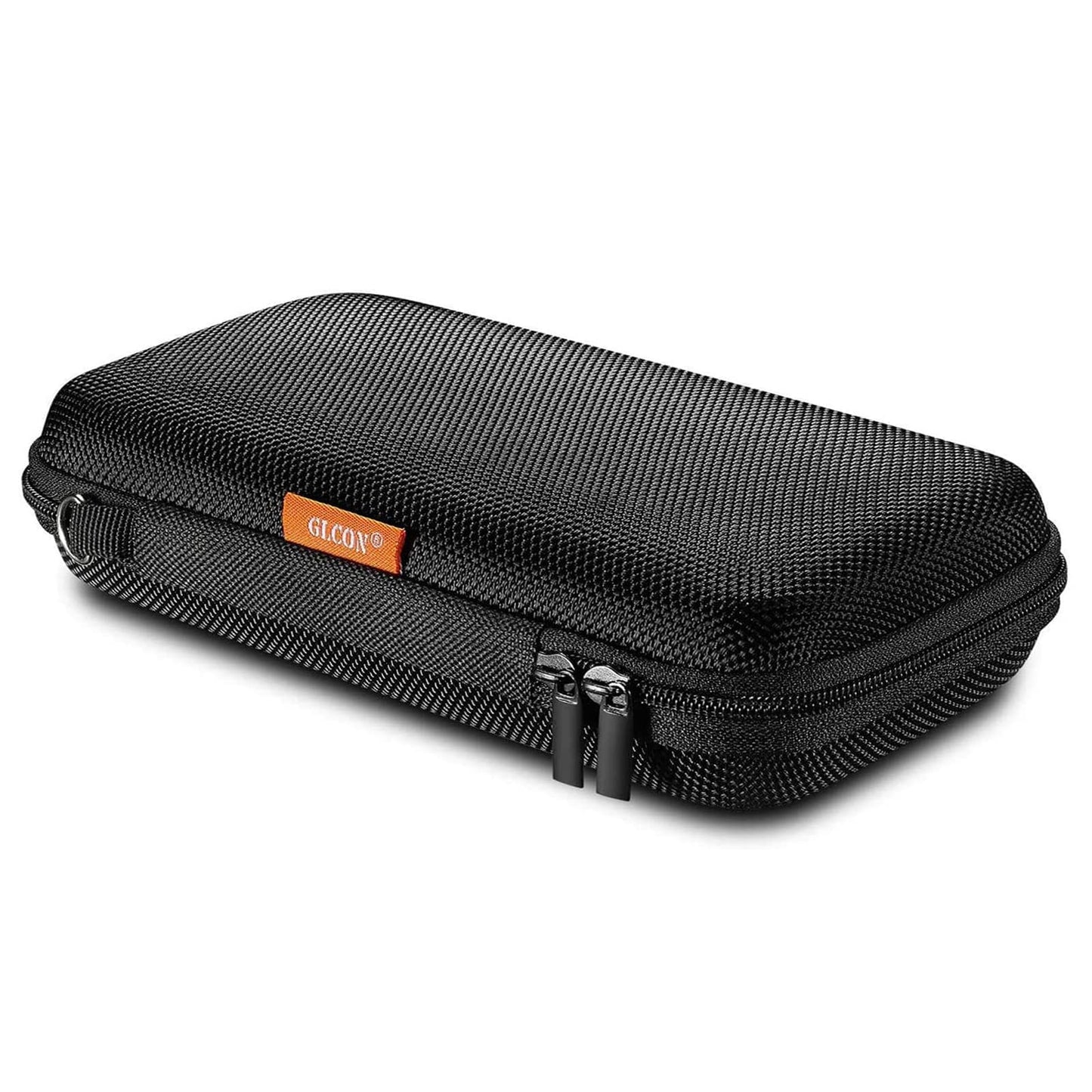 GLCON Estuche rígido de EVA portátil para protección de batería externa, teléfono celular, GPS, disco duro, cable de carga USB, bolsa de transporte, bolsillo interior de malla, cierre con cremallera, bolsa de viaje universal