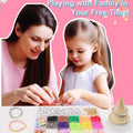 Mio Angle Bracelet Making Kit for Beginner 5000Pcs Preppy Polymer Friendship Bracelet Making with Charms Kit for Jewelry Making DIY Arts and Crafts Birthday Gifts Toys for Kids Age 6-13