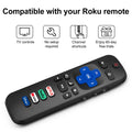 (Pack of 2) Replacement-Remote-Control for Roku-TV,Compatible for TCL Roku/Hisense Roku/Onn Roku/Philips Roku Smart TVs(Not for Stick and Box)