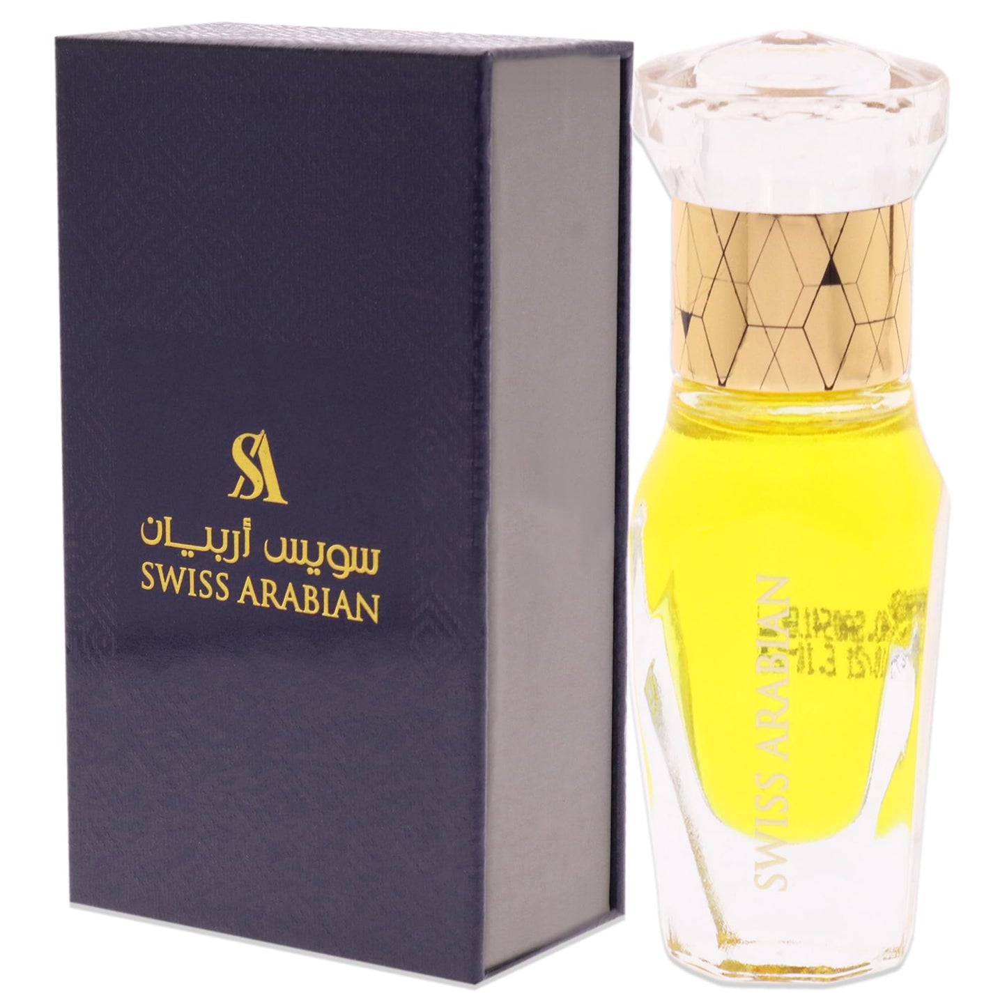 Swiss Arabian Blue Breeze For Unisex - Luxury Products From Dubai - Long Lasting Personal Perfume Oil - A Seductive, Exceptionally Made, Signature Fragrance - The Luxurious Scent Of Arabia - 0.4 Oz