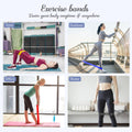 Bandes d'exercice en boucle de résistance VEICK, bandes d'entraînement élastiques pour hommes et femmes, lot de 5 bandes élastiques à différents niveaux de résistance pour le fitness à domicile, les étirements, la musculation, la physiothérapie