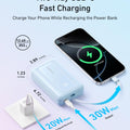 Anker Zolo Power Bank, 20,000mAh 30W High-Speed Portable Charger with Built-in USB-C Cable, 1 USB-C, 1 USB-A, Battery Pack for iPhone 16/15/15 Pro/15 Pro Max/15 Plus, MacBook, Galaxy, and More