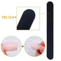 HeeYaa Nail File 10 PCS Professional Double Sided 100/180 Grit Nail Files Emery Board Black Manicure Pedicure Tool and Nail Buffering Files