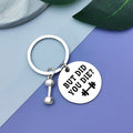 Funny Workout Inspirational Keychain Jewelry Fitness Gifts Funny Gym Workout Keychain Dumbbell Bodybuilding Keychain for Friend Fitness Trainer Gift But Did You Die Keychain Fitness Instructor Gift