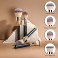 BS-MALL Makeup Brush Set 4 Pcs Premium Foundation Synthetic Powder Concealers Makeup Brushes Big Cosmetic Brushes…