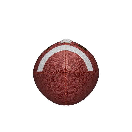 Balón de fútbol compuesto Wilson NCAA, tamaño PeeWee, marrón