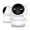 ECO-TH Indoor Pan/Tilt Home Smart Security Camera, 1080p HD Dome Camera with Speaker,2.4GHz Night Vision,Motion Detection Indoor Security Camera for Baby Monitor, Cloud & SD Card Storage