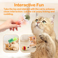 Migipaws Catnip Toys for Indoor Cats,Interactive Kitten Kick Toys,Like Food Toy Pack with Feather,Silver Vine,Squeaker Sound