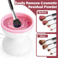 Electric Makeup Brush Cleaner Machine, Automatic USB Brushes Cleaner, Portable & Quickly Clean All Size of Beauty Makeup Brush Set, Women Gifts for Christmas, Birthday Gift for Women