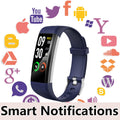 Fitness Tracker with Heart Rate Monitor, Activity Tracker Pedometer with Calorie Counter, Sleep Monitor, Smart Watch with IP68 Waterproof Sports Bracelet for Women Men