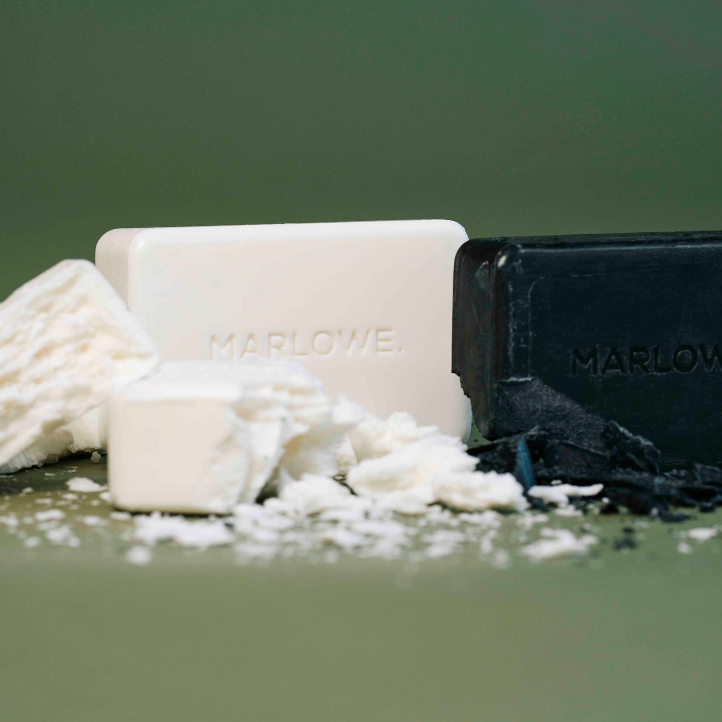 MARLOWE. No. 105 Bar Soap for Men 7 oz, Moisturizing Body Soap, Nourishing & Refreshing with Natural Extracts, Shea Butter, Olive Oil & Green Tea Extracts, Fresh Woodsy Scent