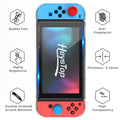 HEYSTOP Switch Case Compatible with Nintendo Switch, 9 in 1 Switch Accessories kit with Carrying Case, Dockable Protective Case, HD Screen Protector and 6pcs Thumb Grips Caps