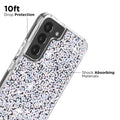 Case-Mate Samsung Galaxy S22 Plus Case - 6.6' Twinkle Diamond - 10ft Drop Protection with Wireless Charging - Luxury Bling Glitter for S22 Plus 5G - Anti Scratch, Shock Absorbing Materials, Slim Fit