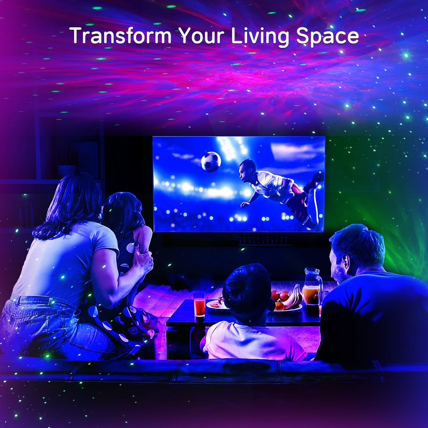 Proyector de estrellas HIJOPIB, proyector de galaxia nebulosa para dormitorio, lámpara LED de techo estrellada con control remoto y temporizador, luz de noche de regalo para niños, decoración de habitación/cumpleaños/Navidad/fiesta/Tiktok Live