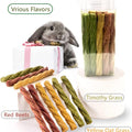 Flourithing 20 Pcs Teething Twist Guinea Pig Chews Guinea Pig Treats Rat Chew Toys Rabbit Chew Hamster Sticks Chinchilla Chew Sticks Guinea Pig Chew Toys