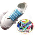 YIIOCCC No Tie Shoelaces for Kids and Adults Stretch Silicone Elastic No Tie Shoe Laces