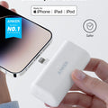 Anker Nano Portable Charger for iPhone, with Built-in MFi Certified Lightning Connector, Power Bank 5,000mAh 12W, Compatible with iPhone 14/14 Pro / 14 Plus, iPhone 13 and 12 Series (Black)