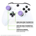 KontrolFreek FPS Freek Galaxy Purple for Xbox One and Xbox Series X Controller | 2 Performance Thumbsticks | 1 High-Rise, 1 Mid-Rise | Purple