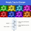 16.4ft Smart LED Strip Lights WiFi LED Lights Strip Work with Alexa and Google Assistant RGB 16 Million Colors with App Control Music Sync LED Lights for Bedroom USB Led Lights for TV 45-75 Inch