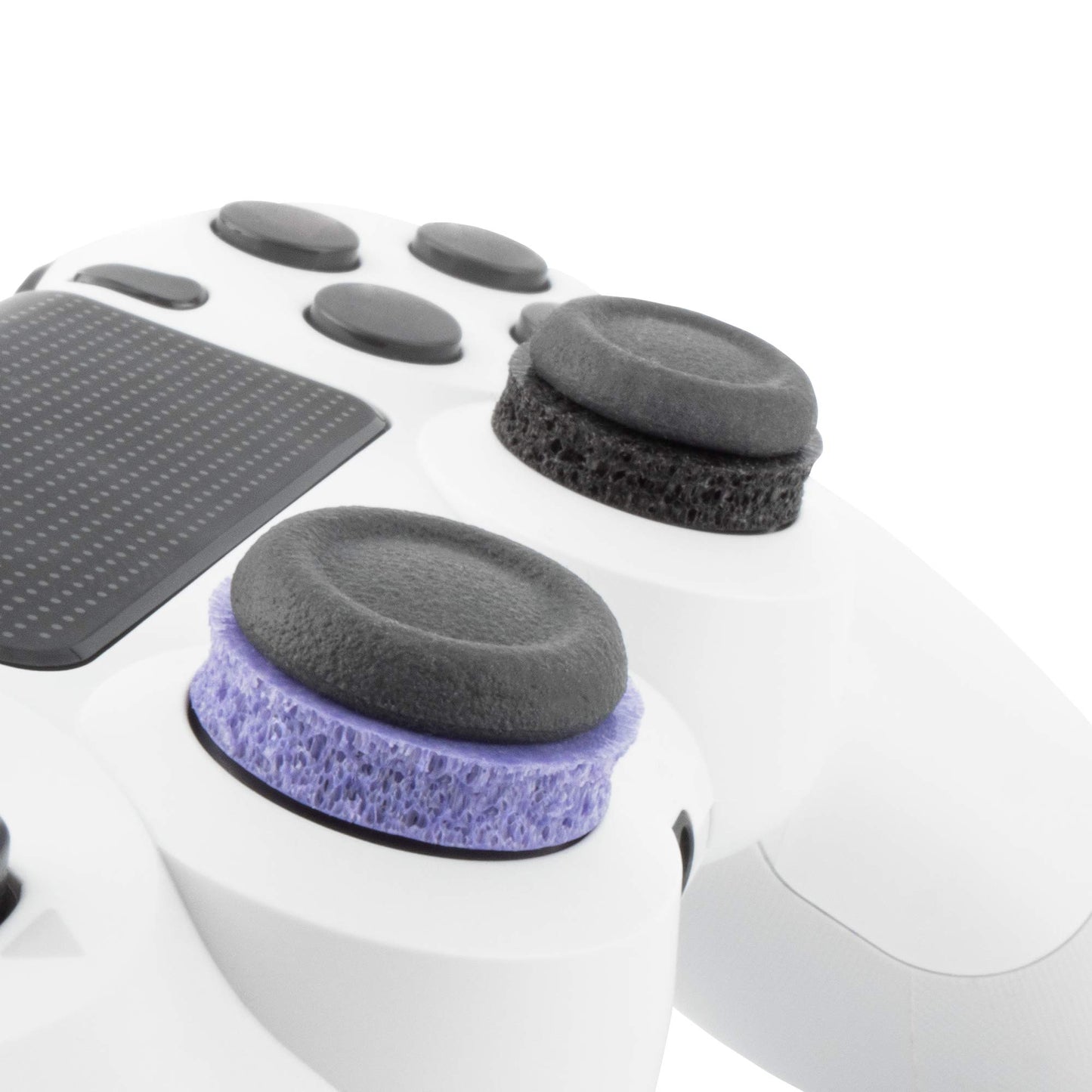 Anillos de precisión KontrolFreek | Control de movimiento con asistencia para apuntar para PlayStation 4 (PS4), PS5, Xbox One, XBX, Switch Pro y controlador Scuf (negro/morado/verde)