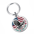 Porte-clés patriotique américain TGCNQ - Pendentif drapeau des États-Unis d'Amérique, parfait pour les fiers patriotes, cadeaux pour Noël en Amérique