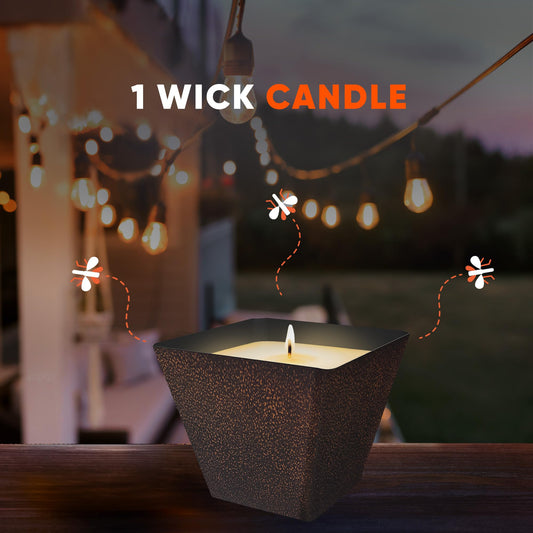 OFF! Backyard Citronella Scented Candle, Ambiance Enhancing Centerpiece, Burns for up to 25 Hours, 16 oz (Pack of 2)