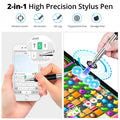 Capacitive Stylus Pen (4 Pack), Universal Stylist Pens 2 in 1 Precision Series Fine Point Disc Touch Screen for iPhone/iPad/Android/Tablet and All Screens