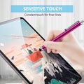 HESSION 5 Pack Stylus Pen for All capacitive Touch Screens Suitable for iPhone Ipad Samsung Galaxy Tablets Black