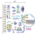 Journal de repas et de remise en forme Journal d'entraînement Journal de bien-être Carnet de notes Planificateur Perte de poids Régime Repas Exercice Entraînement Suivi de la santé 6,1" x 8,5" Couverture rigide