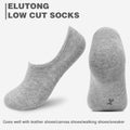 Chaussettes invisibles pour hommes 12 paires de chaussettes courtes invisibles à coupe basse avec doublure en coton Chaussettes décontractées pour hommes 6-12 