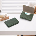 AI-DEE RFID Blocking Wallet - Minimalist Leather Business Credit Card Holder (12-Green)