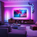 Govee TV Backlight 3 Lite with Fish-Eye Correction Function Sync to 55-65 Inch TVs, 11.8ft RGBICW Wi-Fi LED Strip Lights with Camera, 4 Colors in 1 Lamp Bead, Voice and APP Control, Adapter