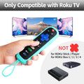 【Pack of 2】 Universal Remote for Roku TV, Replacement Remote Compatible for TCL Roku/for Hisense Roku/for Onn Roku/for JVC Roku Smart TV Remote with Soft Protective Case (Not for Roku Stick and Box)