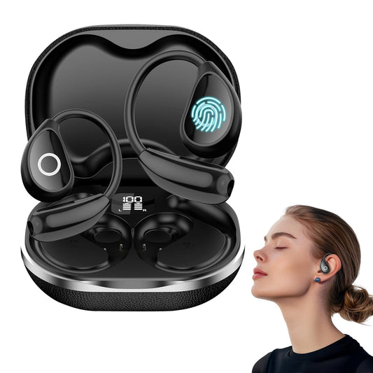 Real-time AI Translation Earbuds, 144 Language Real-time Two-Way Earbuds, 3-in-1 Translator Earbuds, Two Way Language Translating Earbuds for Travel Business and Learning(Black)