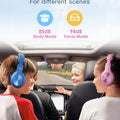 Nabevi Kids Headphones with Cord, Over-Ear Headphones for Kids with Microphone, 85/94dB Volume Limit Headset for Kids with Shareport, Wired Headphones for School, Toddler Headphones for Tablet/iPad