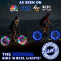 Activ Life LED Bike Wheel Lights with Batteries Included! Get 100% Brighter and Visible from All Angles for Ultimate Safety & Style (1 Tire Pack)