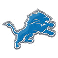 Emblema de aluminio resistente con relieve en color de los Detroit Lions de FANMATS 60455, calcomanía para emblema de automóvil