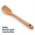 OXO Good Grips Wooden Corner Spoon, Brown, Set of 1