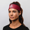 Bandeau réversible de 2,25 po pour le collège - Basketball, football, baseball et jour de match universitaire (bandeau réversible rouge de 2,25 po de l'Ohio State University)