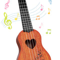 YEZI Kids Toy Classical Ukulele Guitar Musical Instrument, Brown