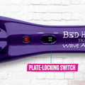 Bed Head Wave Artist Deep Waver | Combat Frizz, Get Long Lasting Results, & Add Massive Shine for Beachy Waves | With Tourmaline Ceramic Technology (Purple)