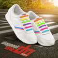 DIAGONAL ONE Multicolor Elastic No Tie Shoe Laces for Adults Sneakers & Kids Sneakers fits Mens, Womens, Unisex Rubber Shoes Tieless Shoelaces for Easy Slip On Sneakers Set of Shoe Laces for Sneakers