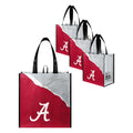 Bolsa de compras reutilizable de 4 unidades de la NCAA de FOCO Alabama Crimson Tide