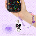 iFace Hello Kitty and Friends Beaded Wristlet Universal Phone Charm Strap - Cute Wrist Chain Lanyard Aesthetic Decor Strap for Cell Phone Camera Keys AirPods Keychains – Kuromi