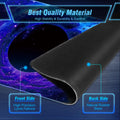 Mysterious Black Hole Cool Technology Style Gaming Mouse Pad, Superior Smooth Fabric & Non-Slip Base for Excellent Maneuverability & Maximum Stability, 31.5 x 11.8in XXL Gaming Mouse Pad