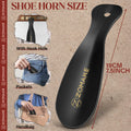 ZOMAKE Metal Shoe Horn for Men Women,Travel ShoeHorn 7.5 Inches